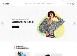 Samex – Clean, Minimal Shop WooCommerce WordPress Theme