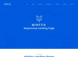 Minfox – Software Landing Page WordPress Theme