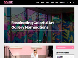 Souje – Personal WordPress Blog Theme