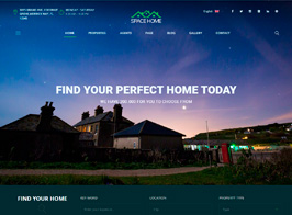 Space Home – Real Estate WordPress Theme