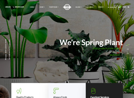 Spring Plants – Gardening & Houseplants WordPress Theme