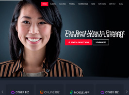 Startos – Modern App Landing Page WordPress Theme