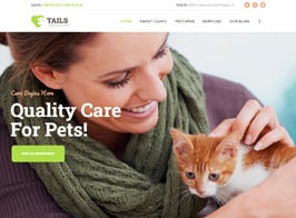 Tails | Veterinary Clinic, Pet Care & Animal WordPress Theme + Shop