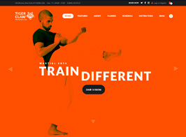 Tiger Claw | Martial Arts School and Fitness Center WordPress Theme