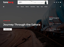 Tonsberg – A Modern WordPress Theme for Travel Bloggers