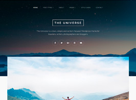 Universe – Clean & minimal WordPress Blog Theme