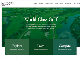 Uplands – Golf Course WordPress Theme
