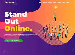 Vastart – Digital Company & Startup WordPress Theme