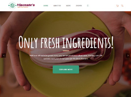 Vincente’s | Organic Food Restaurant & Eco Cafe WordPress Theme