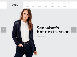 Voux Fashion Shopping Theme