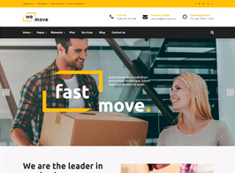 WeMove – Home Moving & Logistic WordPress Theme