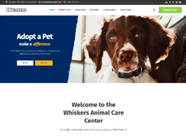 Whiskers – Pets Store | Vet Clinic | Animal Adoption