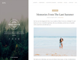 Wild Book – Vintage & Elegant WordPress Blog Theme