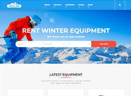 WinterZone – Ski & Winter Sports WordPress Theme