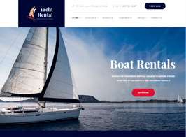 Yacht Rental – Boat Services WordPress Theme