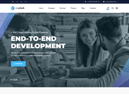 Engitech – IT Solutions & Services WordPress Theme