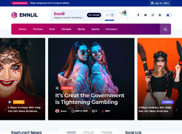Ennlil – Modern Magazine WordPress Theme