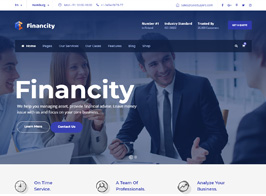 Financity – Business / Financial / Finance WordPress