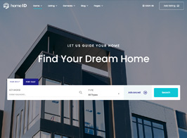 HomeID – Real Estate WordPress Theme