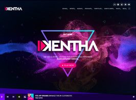 Kentha – Non-Stop Music WordPress Theme with Ajax