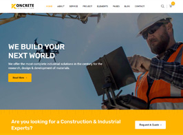 Koncrete – Construction Building WordPress Theme