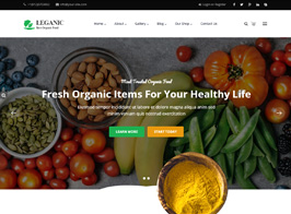 Leganic – Organic and Food Store WordPress Theme