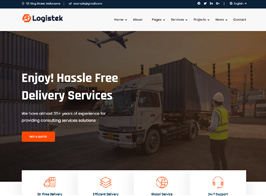 Logistek – Logistics & Transportation WordPress Theme