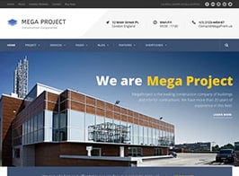 Mega Project – Construction WordPress