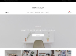 Minimalo – A Minimal Blog WordPress Theme for Creative Websites