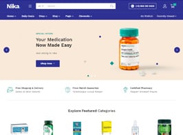 Nika – Medical Elementor WooCommerce Theme