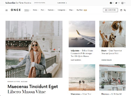 Once – Clean & Elegant WordPress Blog Theme