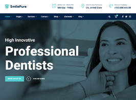 SmilePure – Dental & Medical Care WordPress Theme