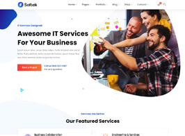 Softek – Software & IT Solutions WordPress Theme