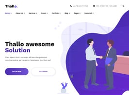 Thallo – Consulting & Finance WordPress Theme