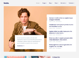 Sada – A WordPress Theme For Blog & Shop