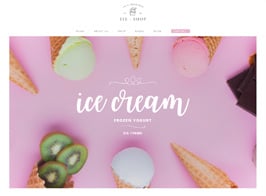 Eis – Ice Cream Shop WordPress Theme