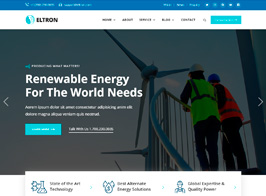 Eltron – Solar Energy WordPress Theme