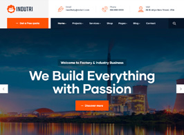 Indutri – Factory & Industrial WordPress Theme
