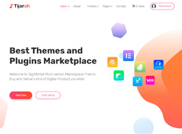 Tijarah – Digital Marketplace WooCommerce Theme