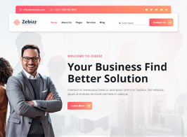 Zebizz – Business Consulting WordPress Theme
