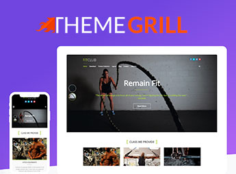 ThemeGrill FitClub Pro – Fitness WordPress Theme