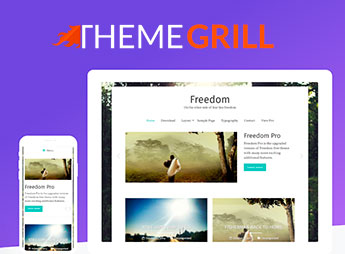 ThemeGrill Freedom Pro – Photography WordPress Theme