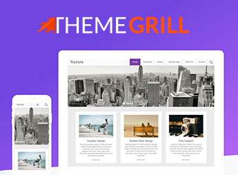 ThemeGrill Radiate Pro – Favourite theme of Bloggers