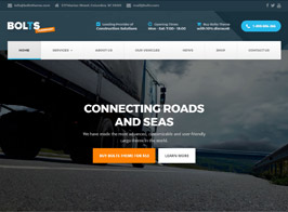 Themeisle Bolts Transportation WordPress Theme