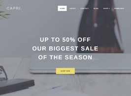 Themeisle Capri WooCommerce WordPress Theme