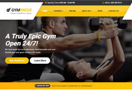 ProteusThemes GymPress – Fitness and Personal Trainer WordPress Theme