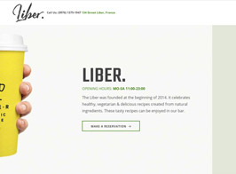 Themeisle Liber The Best Restaurant WordPress Theme