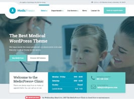 ProteusThemes MedicPress – WordPress Theme for Doctors, Clinics and Hospitals