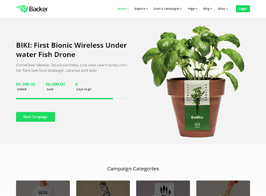 Themeum Backer – All-in-one Theme for Crowdfunding & Fundraising