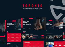 Toronto – Gym & Fitness Elementor Template Kit